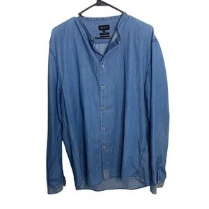 SKETCH chambray top Size XL